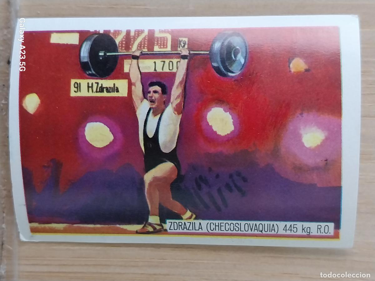 Coleccionismo deportivo: ZDRAZILA CHECOSLOVQUIA HALTERAS OLIMPIADAS TOKIO CROMO A&Ntilde;O 1964 PROMO CHOCOLATE JUEGOS OLIMPICOS *