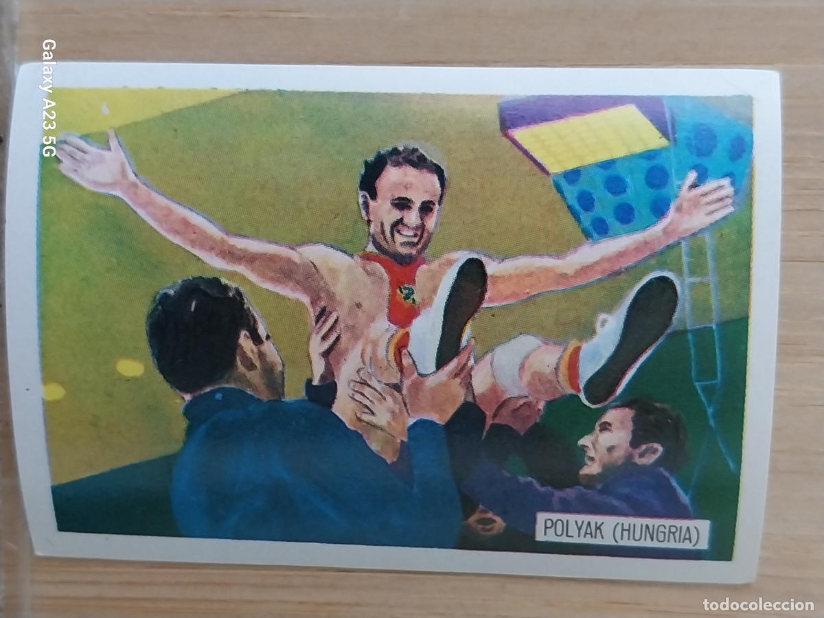 Coleccionismo deportivo: POLYAK HUNGRIA LUCHA OLIMPIADAS TOKIO CROMO A&Ntilde;O 1964 PROMO CHOCOLATE JUEGOS OLIMPICOS *