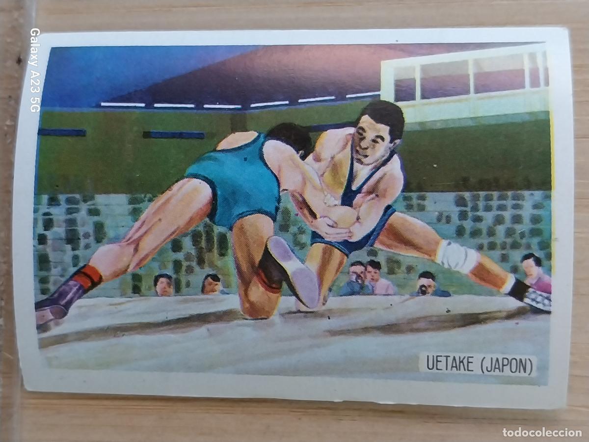 Coleccionismo deportivo: UETAKE JAPON LUCHA OLIMPIADAS TOKIO CROMO A&Ntilde;O 1964 PROMO CHOCOLATE JUEGOS OLIMPICOS *