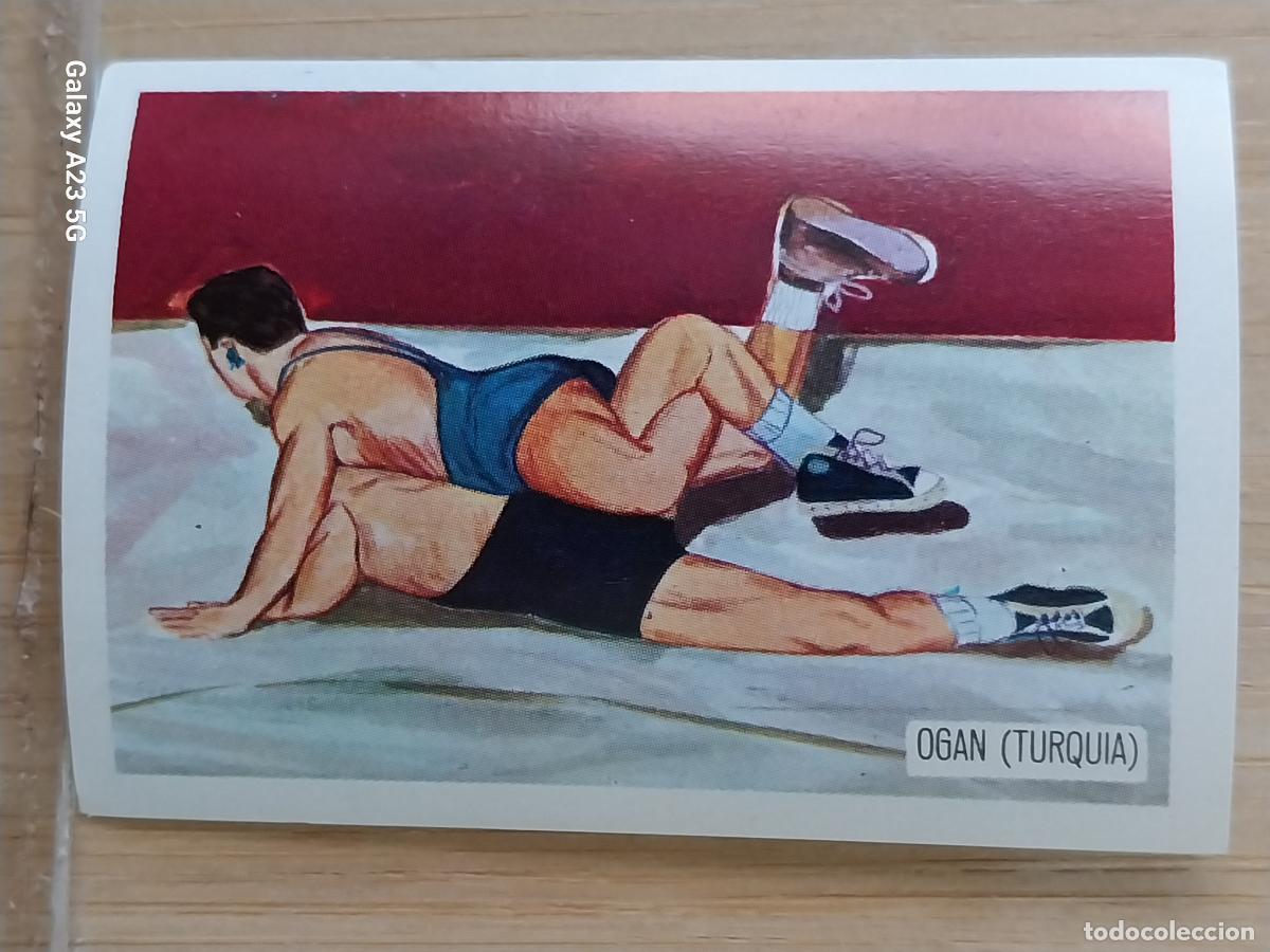Coleccionismo deportivo: OGAN TURQUIA LUCHA OLIMPIADAS TOKIO CROMO A&Ntilde;O 1964 PROMO CHOCOLATE JUEGOS OLIMPICOS *