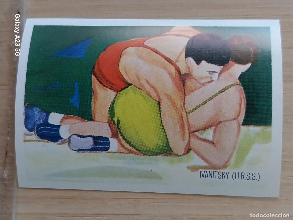 Coleccionismo deportivo: IVANITSKY URSS LUCHA OLIMPIADAS TOKIO CROMO A&Ntilde;O 1964 PROMO CHOCOLATE JUEGOS OLIMPICOS *