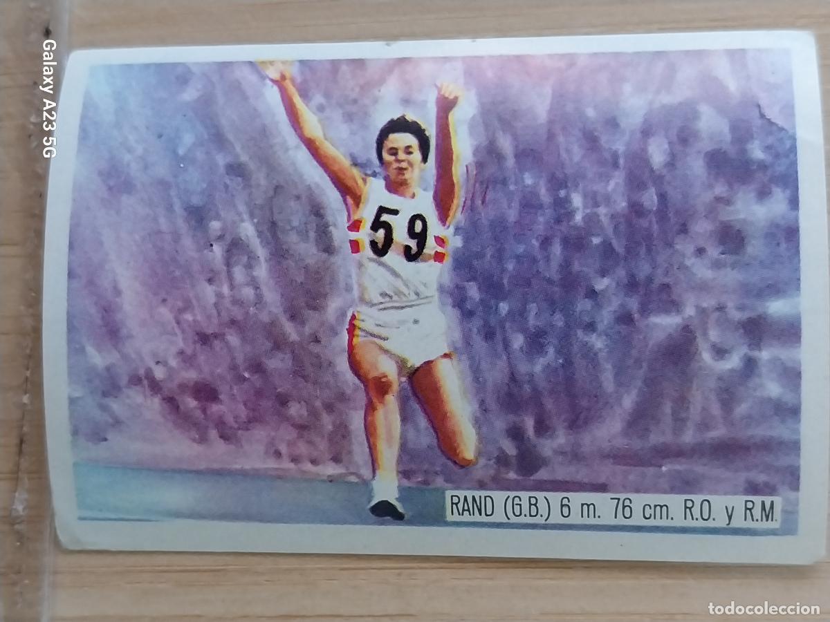 Coleccionismo deportivo: RAND ATLETISMO OLIMPIADAS TOKIO CROMO A&Ntilde;O 1964 PROMO CHOCOLATE JUEGOS OLIMPICOS *