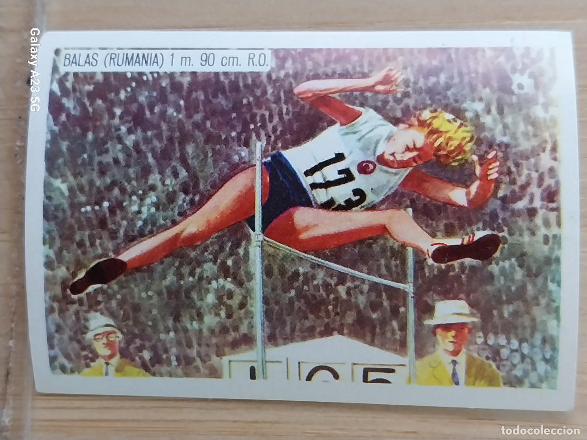 Coleccionismo deportivo: BALAS RUMANIA ATLETISMO OLIMPIADAS TOKIO CROMO A&Ntilde;O 1964 PROMO CHOCOLATE JUEGOS OLIMPICOS *