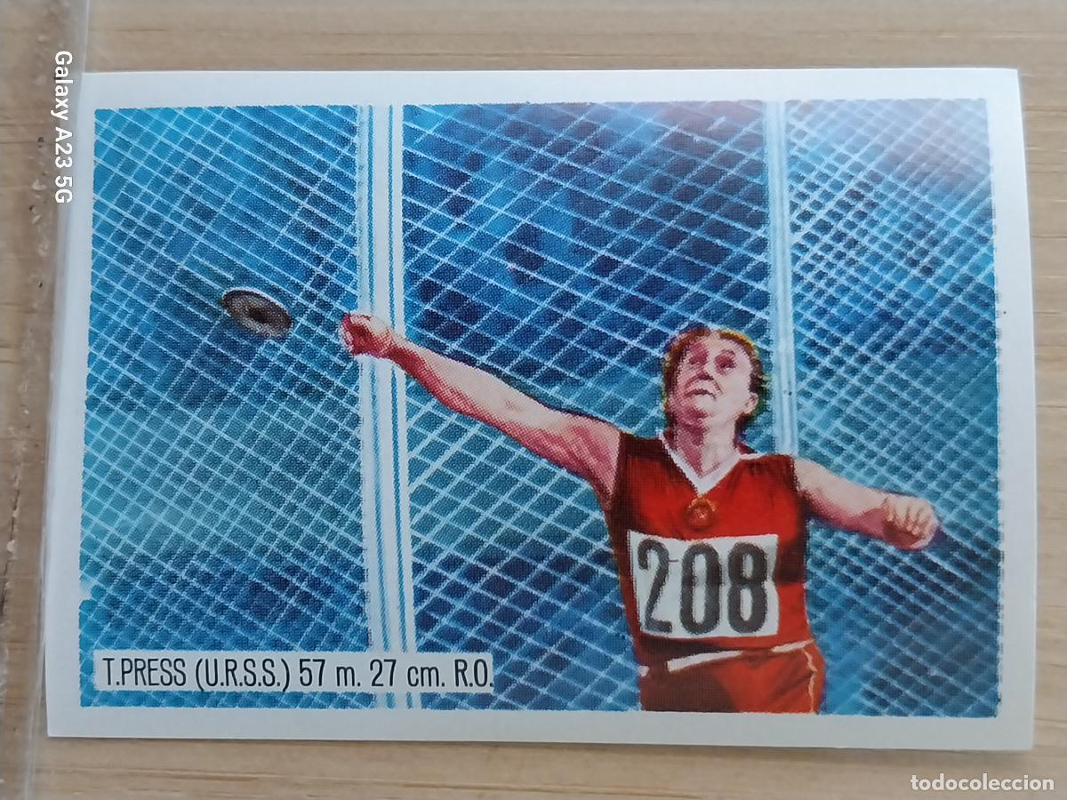 Coleccionismo deportivo: T PRESS URSS DISCO ATLETISMO OLIMPIADAS TOKIO CROMO A&Ntilde;O 1964 PROMO CHOCOLATE JUEGOS OLIMPICOS *