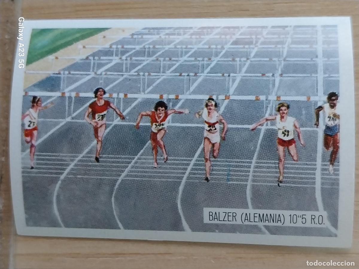 Coleccionismo deportivo: BALZER ALEMANIA ATLETISMO OLIMPIADAS TOKIO CROMO A&Ntilde;O 1964 PROMO CHOCOLATE JUEGOS OLIMPICOS *
