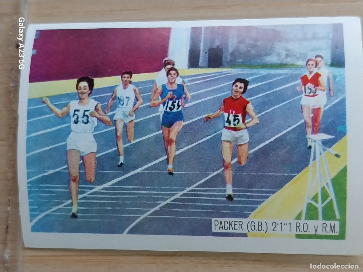 Coleccionismo deportivo: PACKER ATLETISMO OLIMPIADAS TOKIO CROMO A&Ntilde;O 1964 PROMO CHOCOLATE JUEGOS OLIMPICOS *