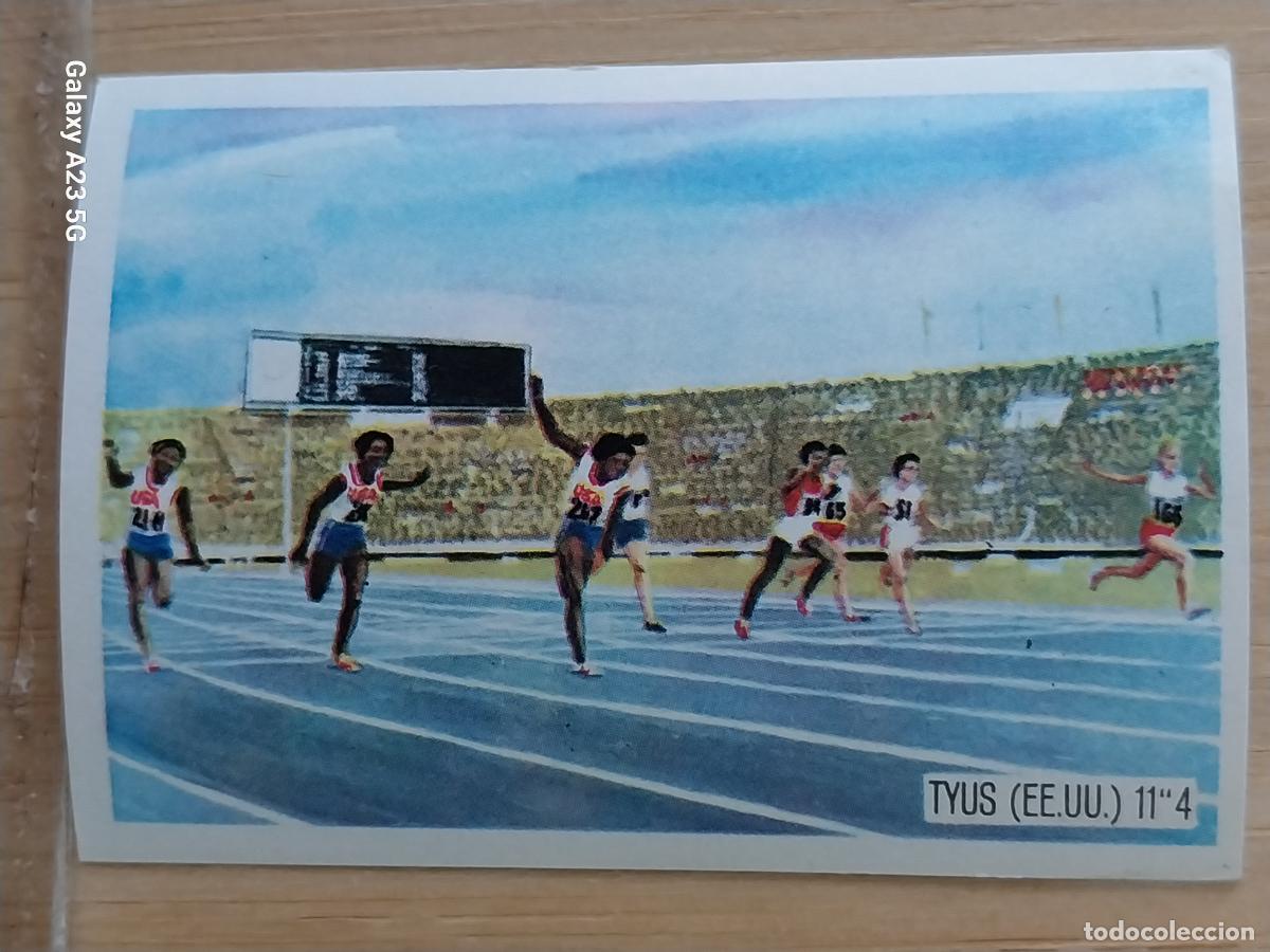Coleccionismo deportivo: TUSS USA ATLETISMO OLIMPIADAS TOKIO CROMO A&Ntilde;O 1964 PROMO CHOCOLATE JUEGOS OLIMPICOS *