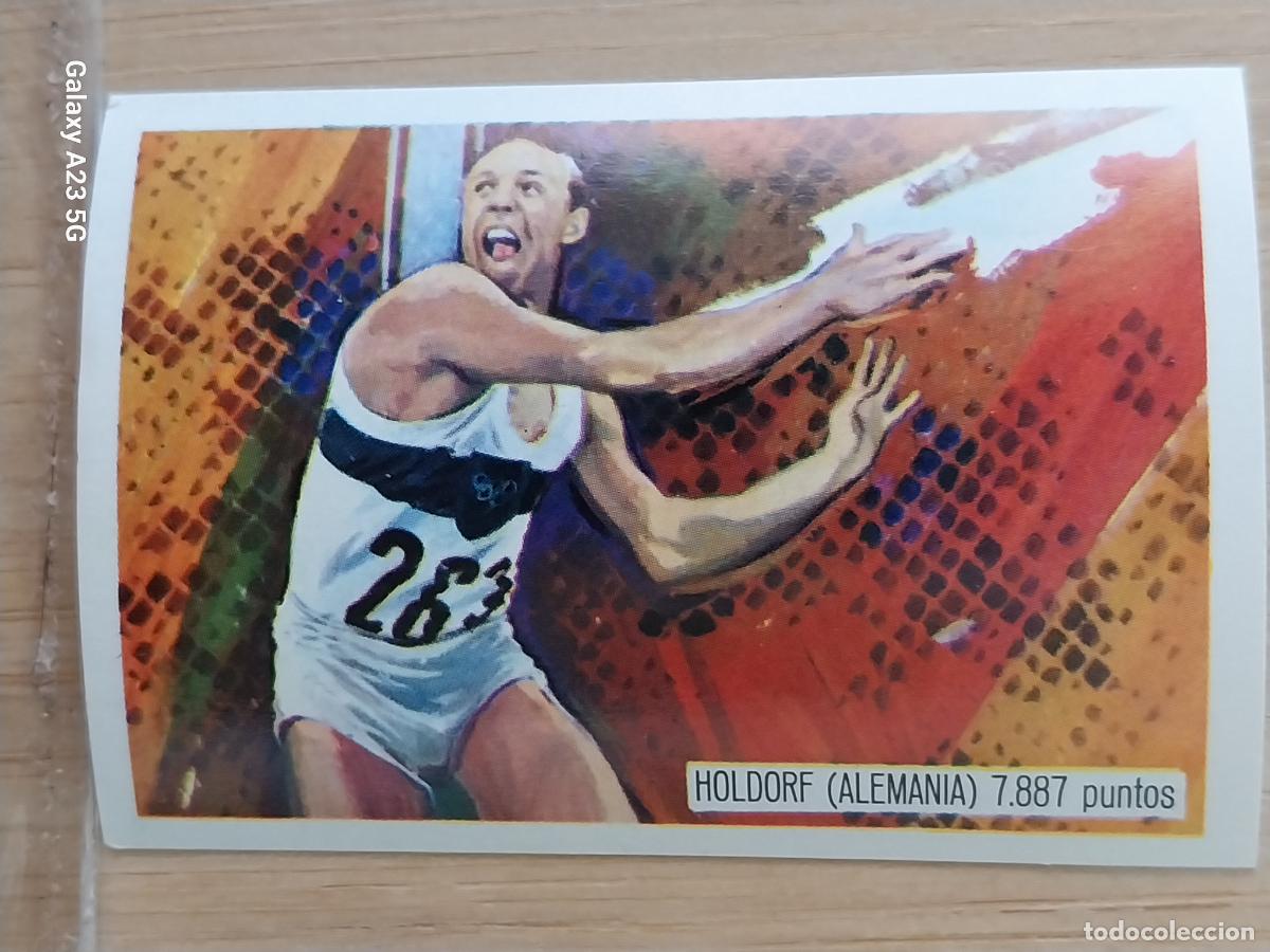 Coleccionismo deportivo: HOLDROF ALEMANIA ATLETISMO OLIMPIADAS TOKIO CROMO A&Ntilde;O 1964 PROMO CHOCOLATE JUEGOS OLIMPICOS *