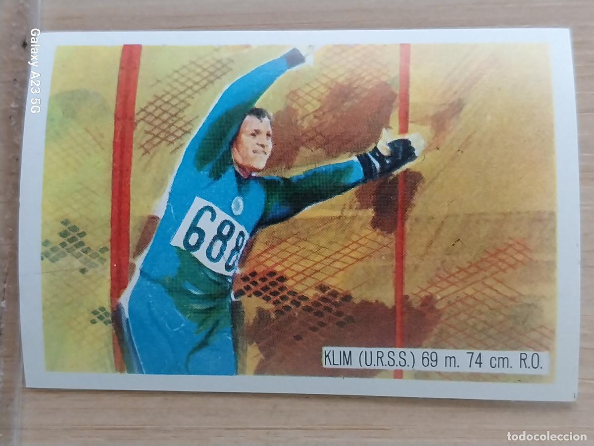 Coleccionismo deportivo: KLIM URSS ATLETISMO OLIMPIADAS TOKIO CROMO A&Ntilde;O 1964 PROMO CHOCO JUEGOS OLIMPICOS *
