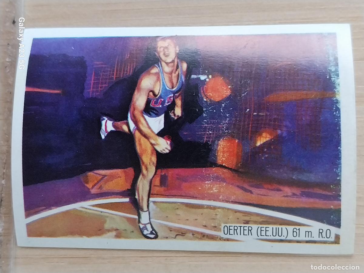 Coleccionismo deportivo: OERTER USA ATLETISMO OLIMPIADAS TOKIO CROMO A&Ntilde;O 1964 PROMO CHOCO JUEGOS OLIMPICOS *