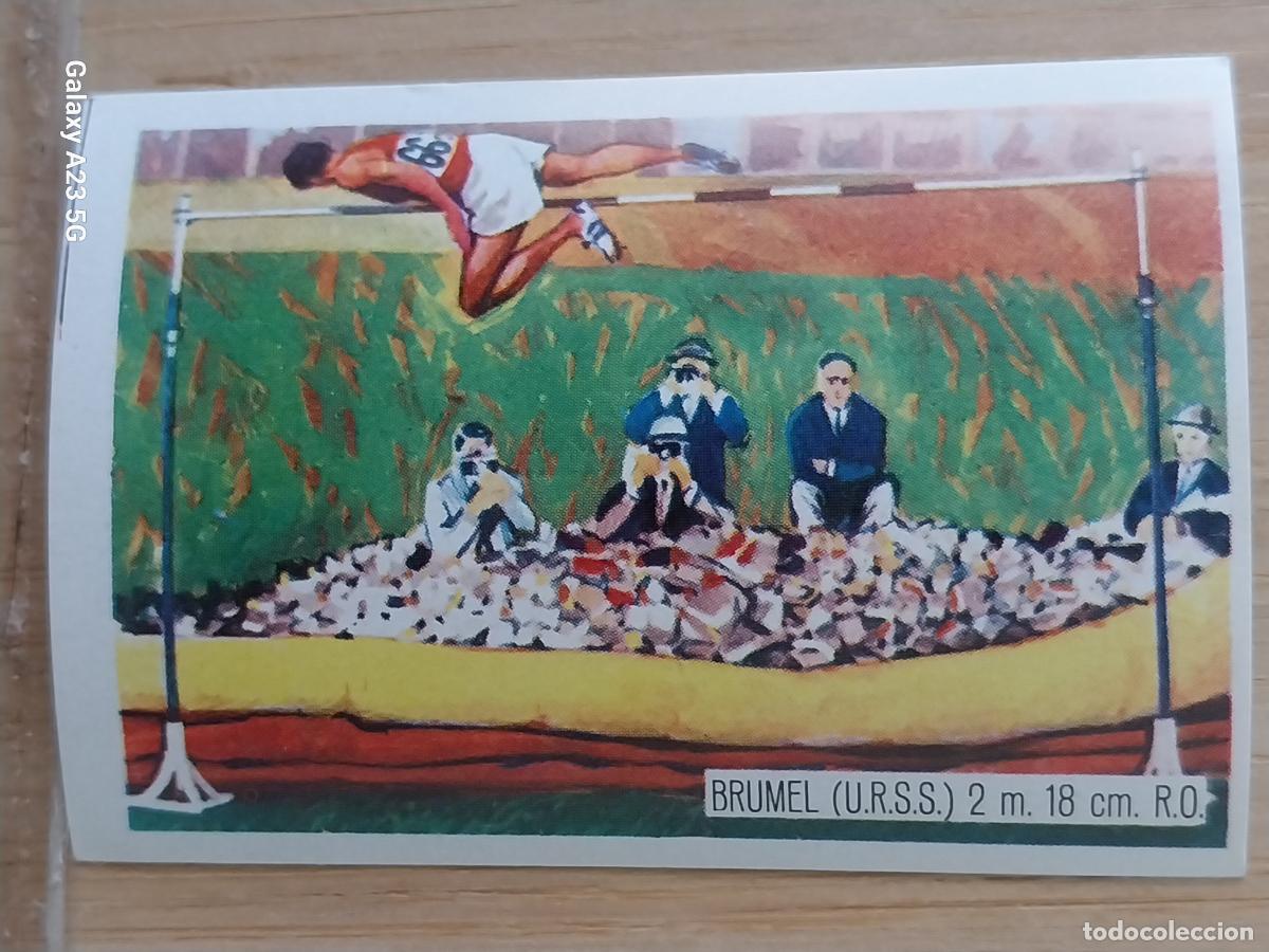 Coleccionismo deportivo: BRUMEL URSS ALTURA SALTO ATLETISMO OLIMPIADAS TOKIO CROMO A&Ntilde;O 1964 PROMO CHOCO JUEGOS OLIMPICOS *