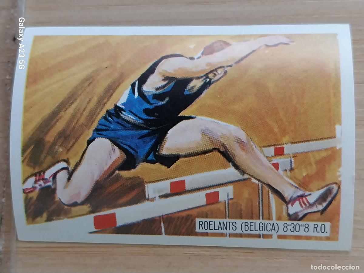 Coleccionismo deportivo: ROELANS BELGICA ATLETISMO OLIMPIADAS TOKIO + CROMO A&Ntilde;O 1964 PROMO CHOCO JUEGOS OLIMPICOS *