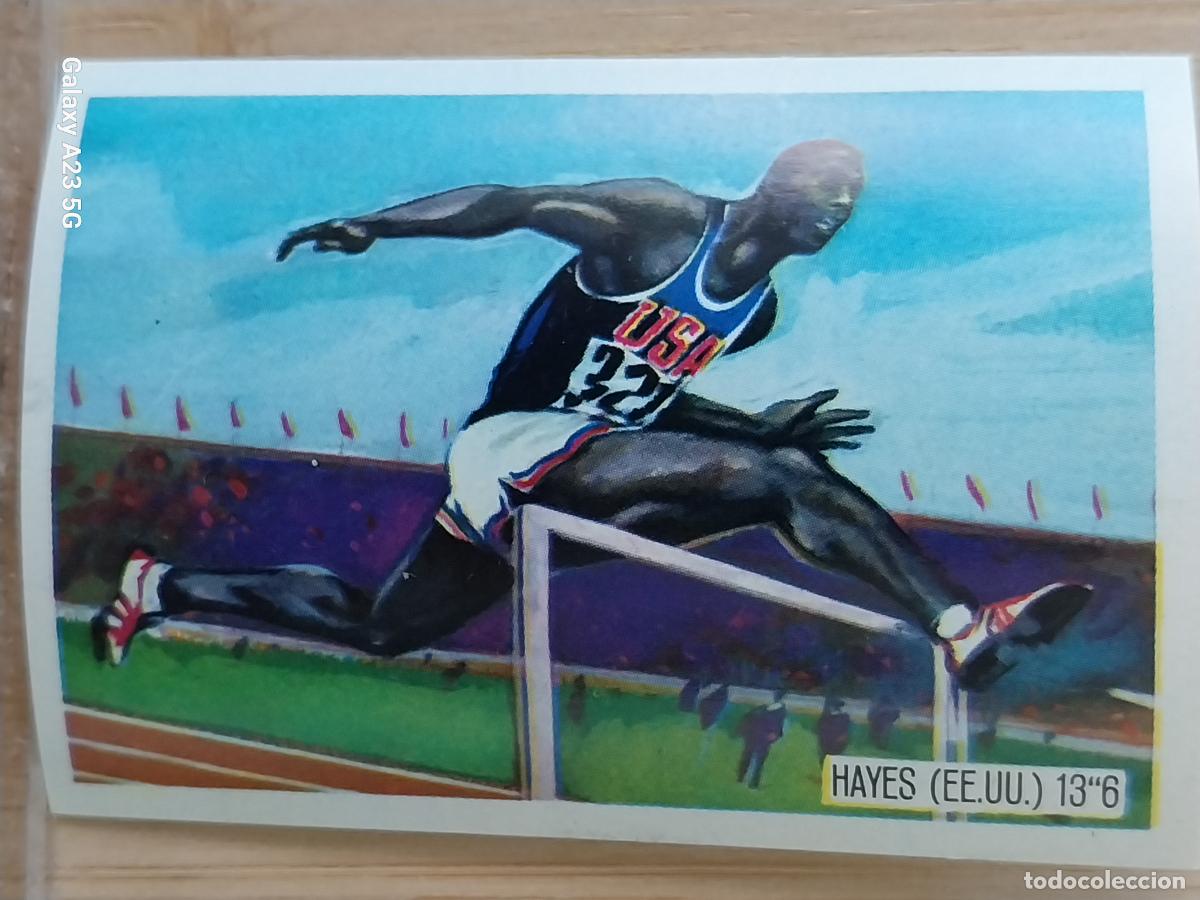 Coleccionismo deportivo: HAYES USA ATLETISMO OLIMPIADAS TOKIO + CROMO A&Ntilde;O 1964 PROMO CHOCO JUEGOS OLIMPICOS *