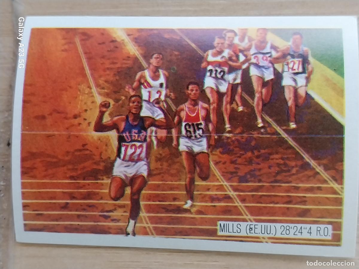 Coleccionismo deportivo: MILLS USA ATLETISMO OLIMPIADAS TOKIO + CROMO A&Ntilde;O 1964 PROMO CHOCO JUEGOS OLIMPICOS *