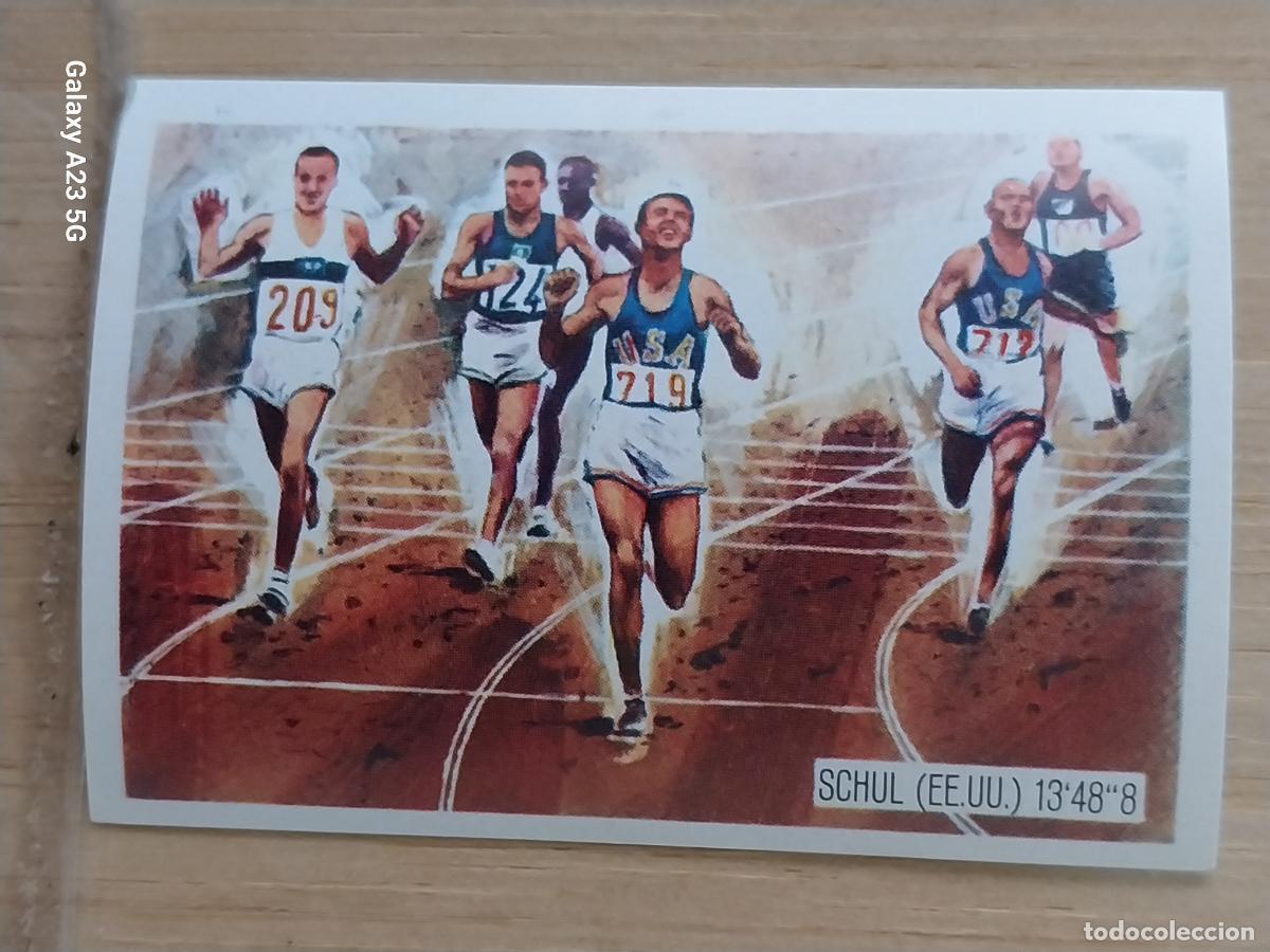 Coleccionismo deportivo: SCHUL USA ATLETISMO OLIMPIADAS TOKIO + CROMO A&Ntilde;O 1964 PROMO CHOCO JUEGOS OLIMPICOS *