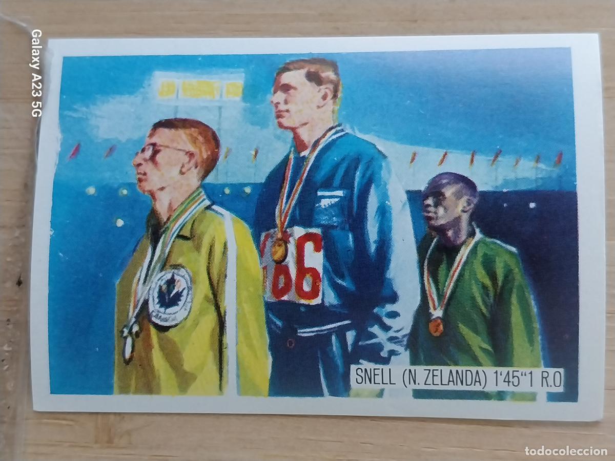 Coleccionismo deportivo: SNELL NEW ZELAND ATLETISMO OLIMPIADAS TOKIO CROMO A&Ntilde;O 1964 PROMO CHOCO JUEGOS OLIMPICOS *