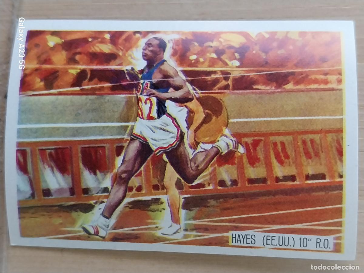Coleccionismo deportivo: HAYES USA ATLETISMO OLIMPIADAS TOKIO CROMO A&Ntilde;O 1964 PROMO CHOCO JUEGOS OLIMPICOS *