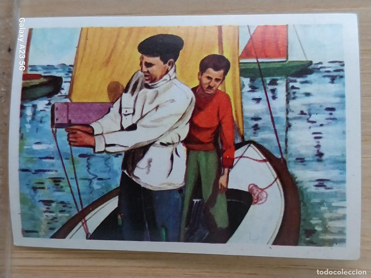 Coleccionismo deportivo: SANTIAGO AMAT VELA ESPA&Ntilde;A OLIMPIADAS LOS ANGELES 1932 CROMO A&Ntilde;O 1964 PROMO CHOCO JUEGOS OLIMPICOS *