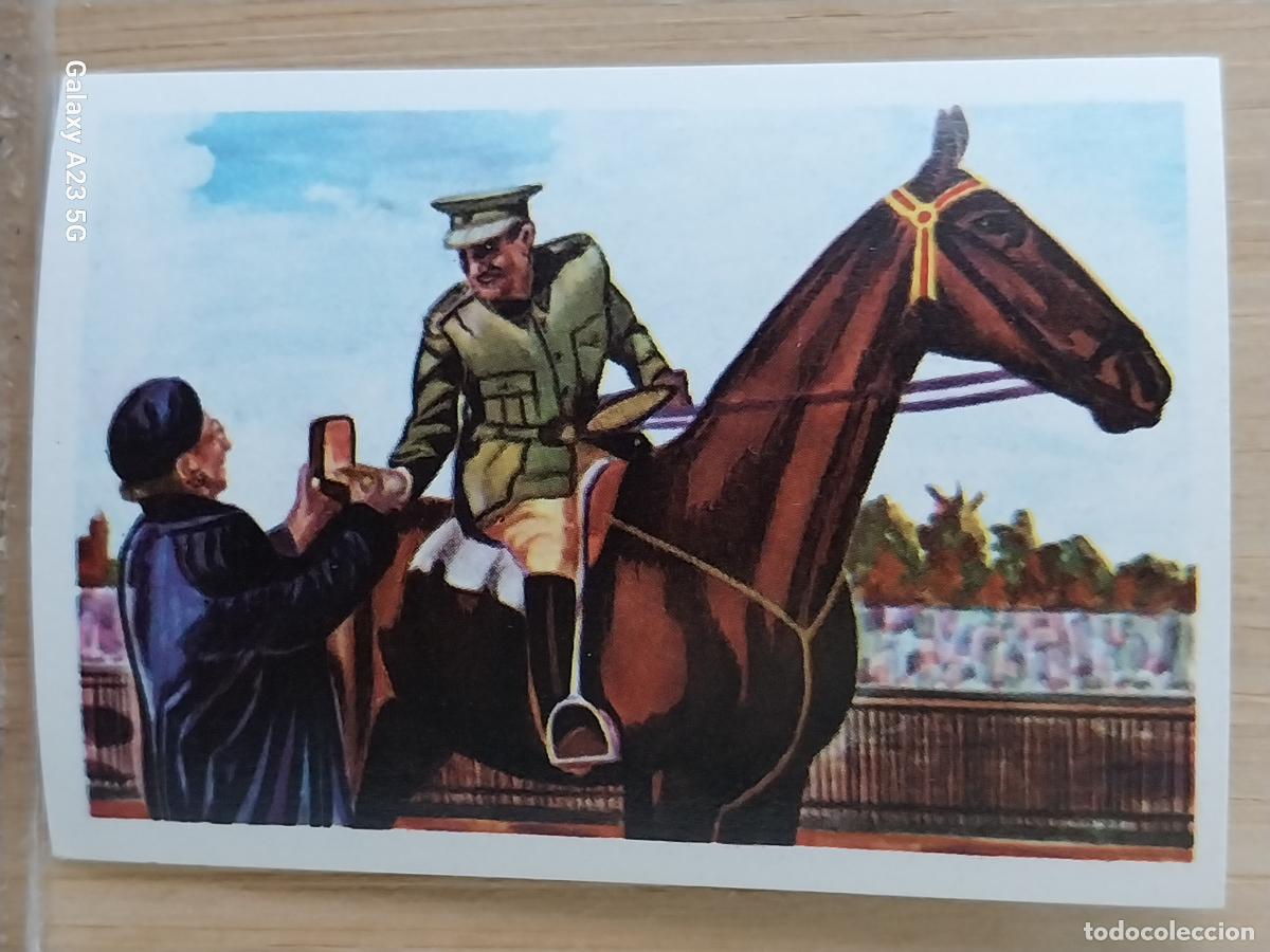 Coleccionismo deportivo: GARCIA CRUZ HIPICA ESPA&Ntilde;A OLIMPIADA LONDRES 1948 CROMO A&Ntilde;O 1964 PROMO CHOCO JUEGOS OLIMPICOS