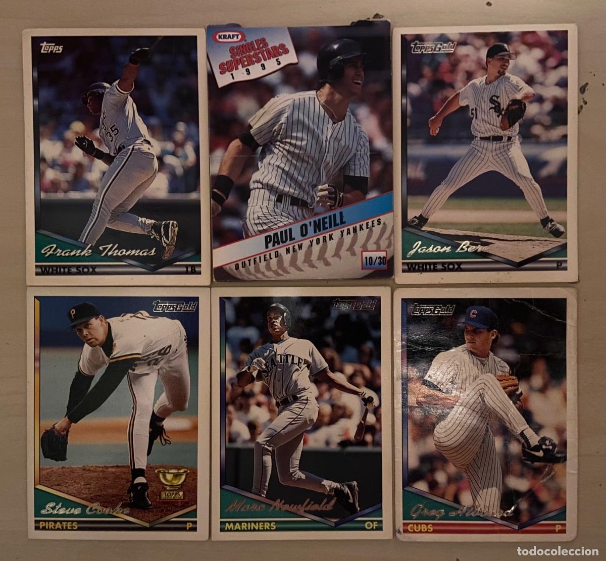 Coleccionismo deportivo: Lote 94 Cartas de b&eacute;isbol de los 90&rsquo;s