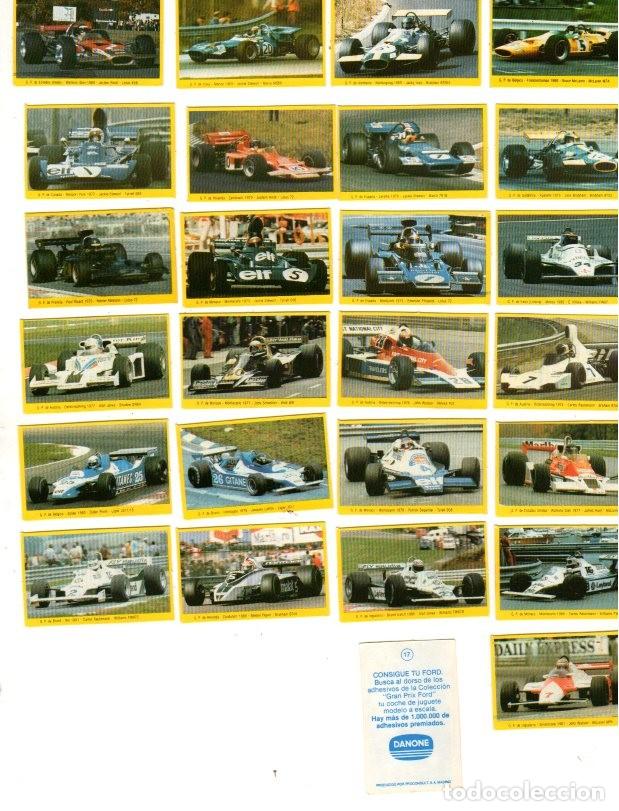 Coleccionismo deportivo: GRAN PRIX FORD *** CROMOS DANONE *** A&Ntilde;OS 80 *** LOTE DE 25