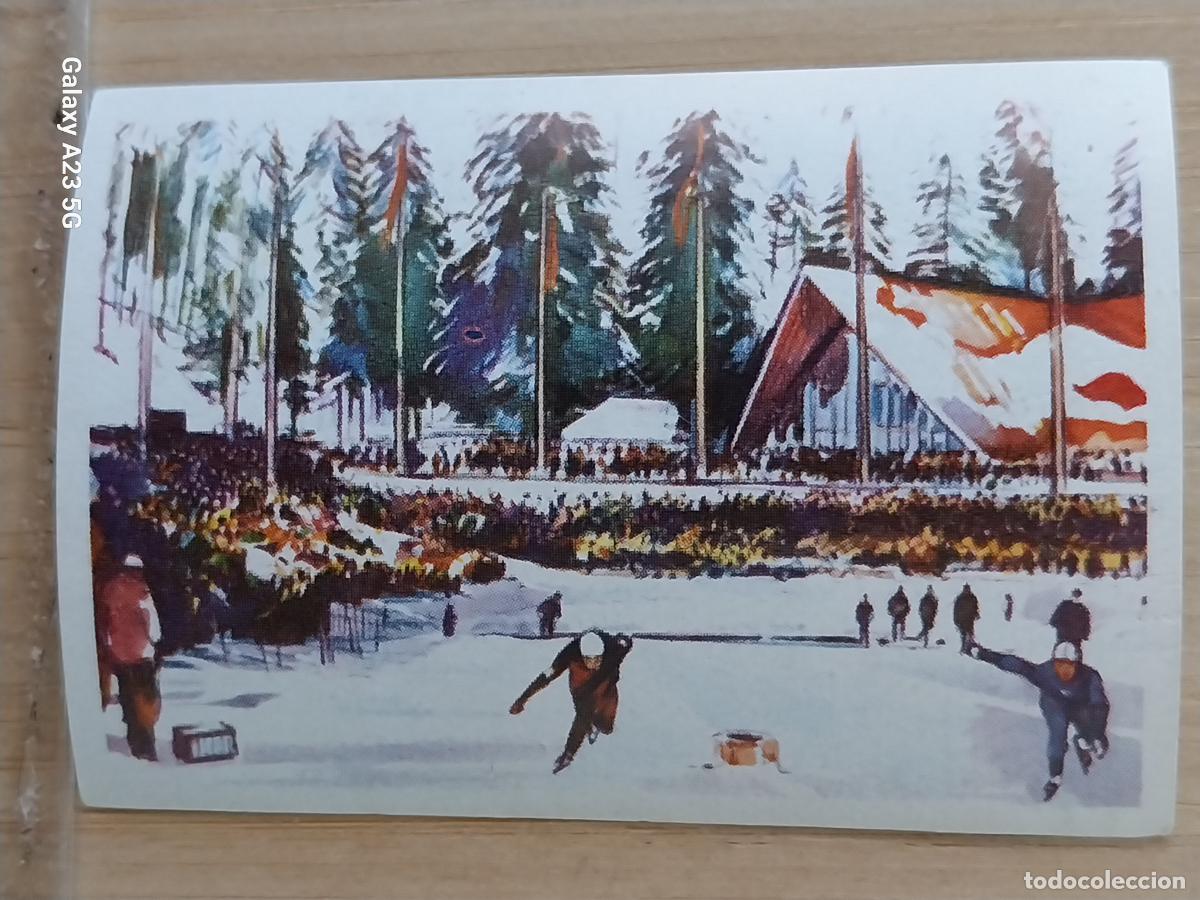 Coleccionismo deportivo: GRISHIN RUSIA 1956 CORTINA D&acute;AMPEZZO CROMO A&Ntilde;O 1964 PROMO CHOCO JUEGOS OLIMPICOS INVIERNO