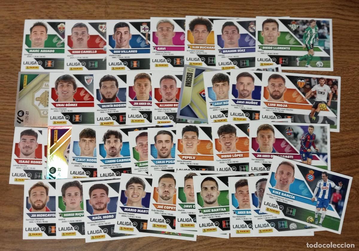 Coleccionismo deportivo: Lote 34 cromos Liga Este Panini 2026 2027