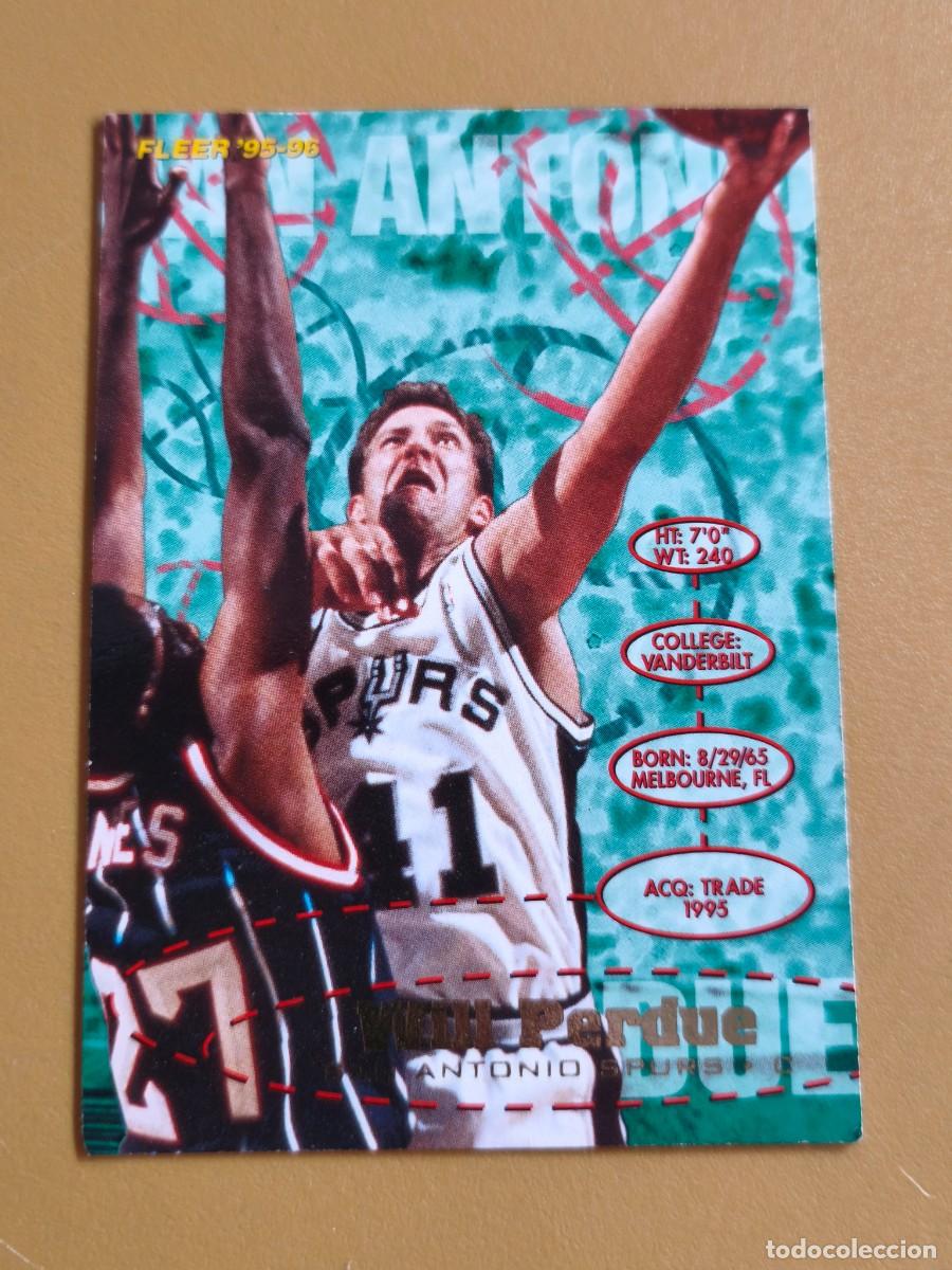 Coleccionismo deportivo: fleer 95 96, will perdue