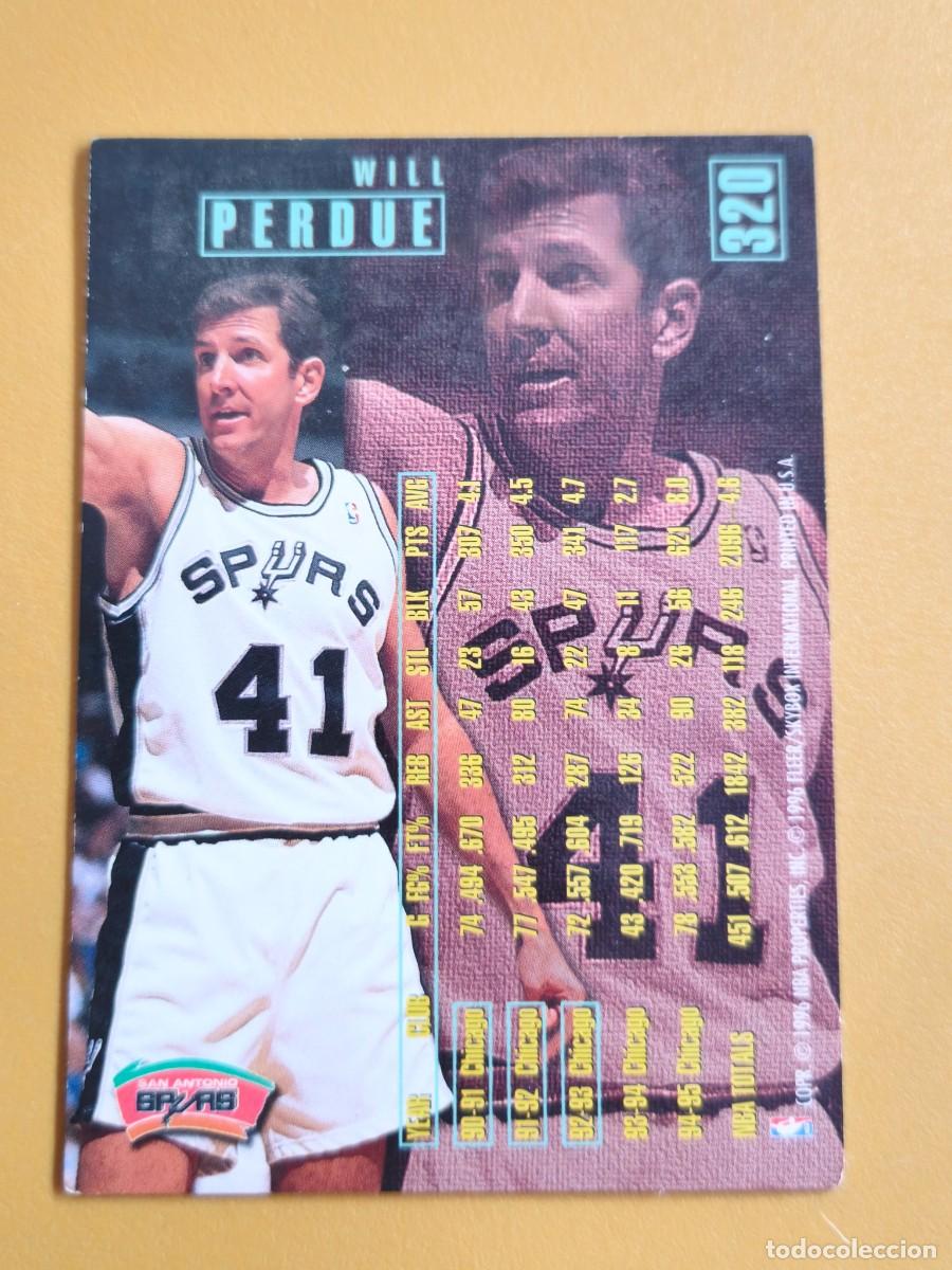 Coleccionismo deportivo: fleer 95 96, will perdue - Foto 2