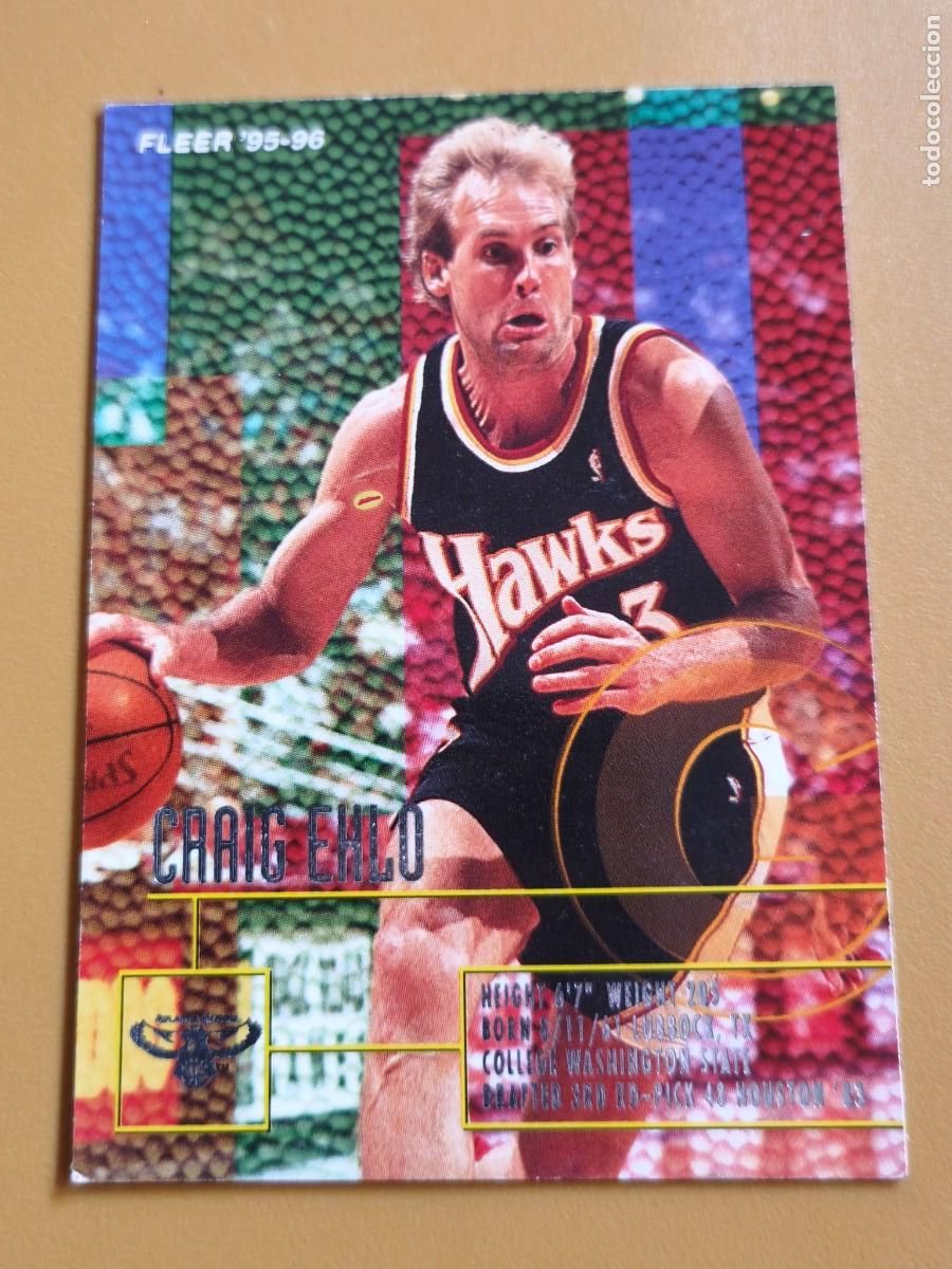 Coleccionismo deportivo: fleer 95 96, craig ahlo