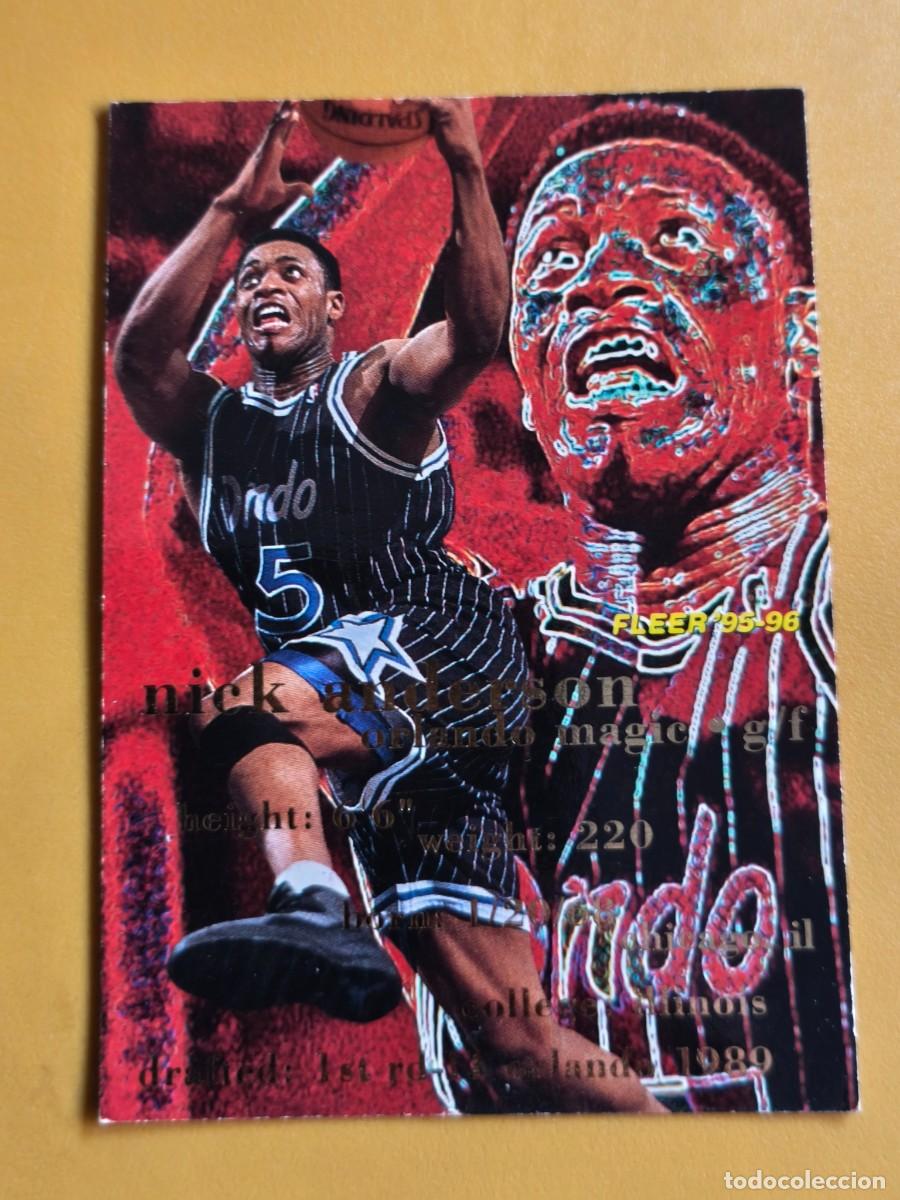 Coleccionismo deportivo: fleer 95 96, nick anderson