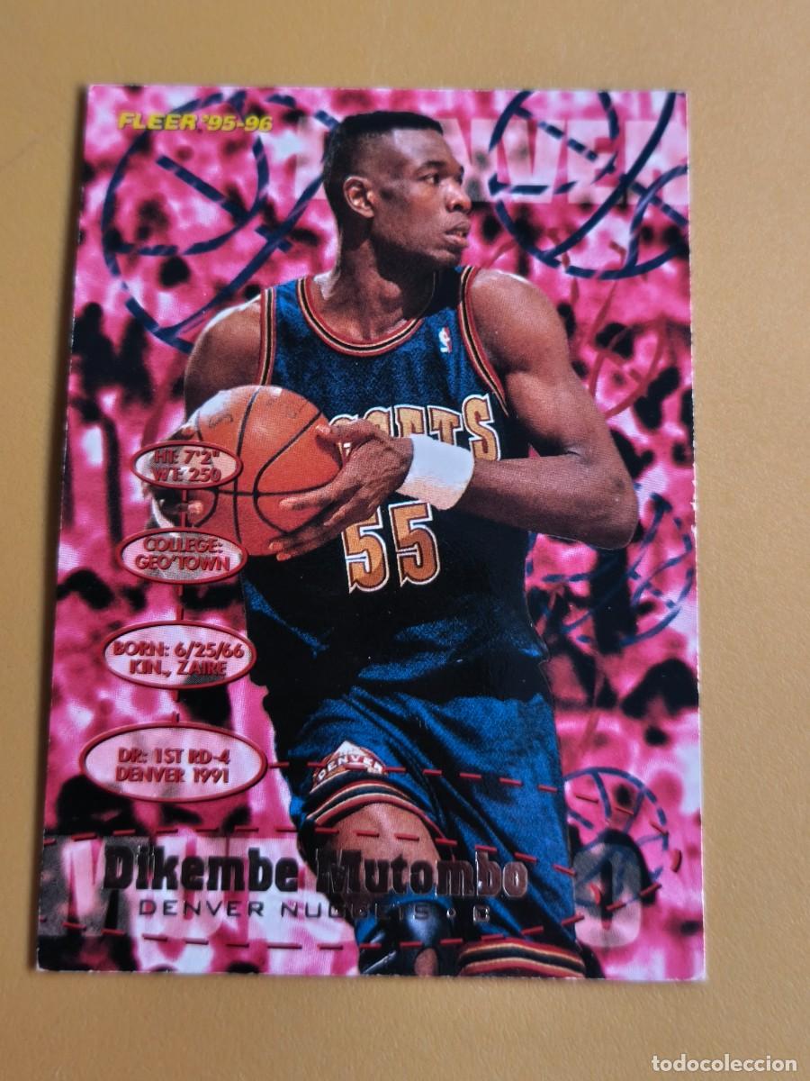 Coleccionismo deportivo: fleer 95 96, dikembe mutombo