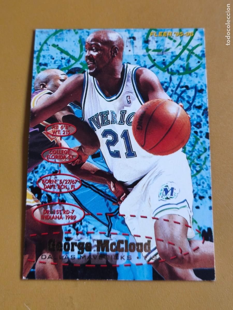 Coleccionismo deportivo: fleer 95 96, george mccloud