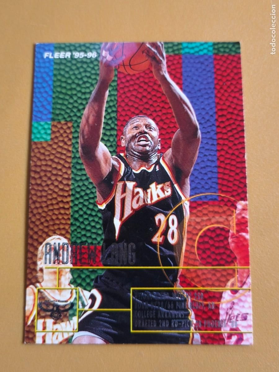 Coleccionismo deportivo: fleer 95 96, andrew lang