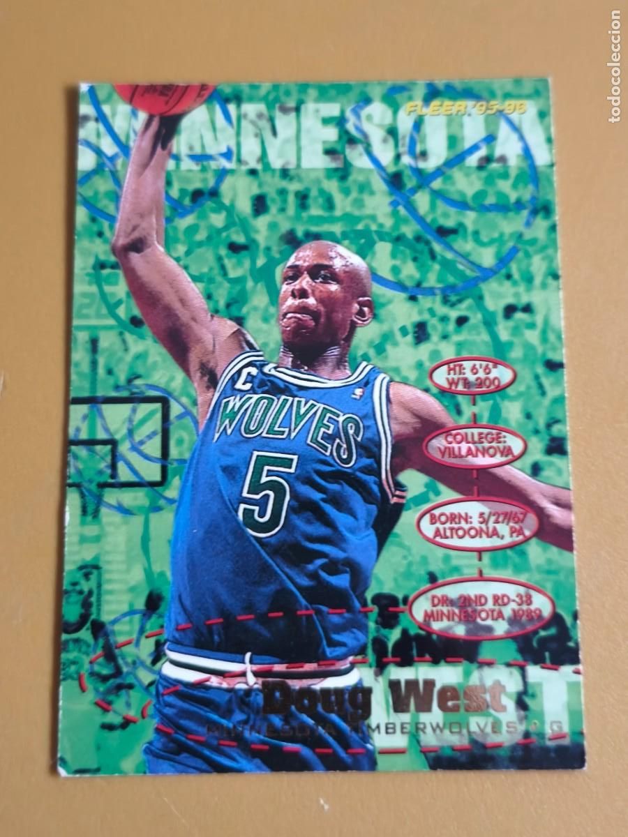 Coleccionismo deportivo: fleer 95 96, doug west