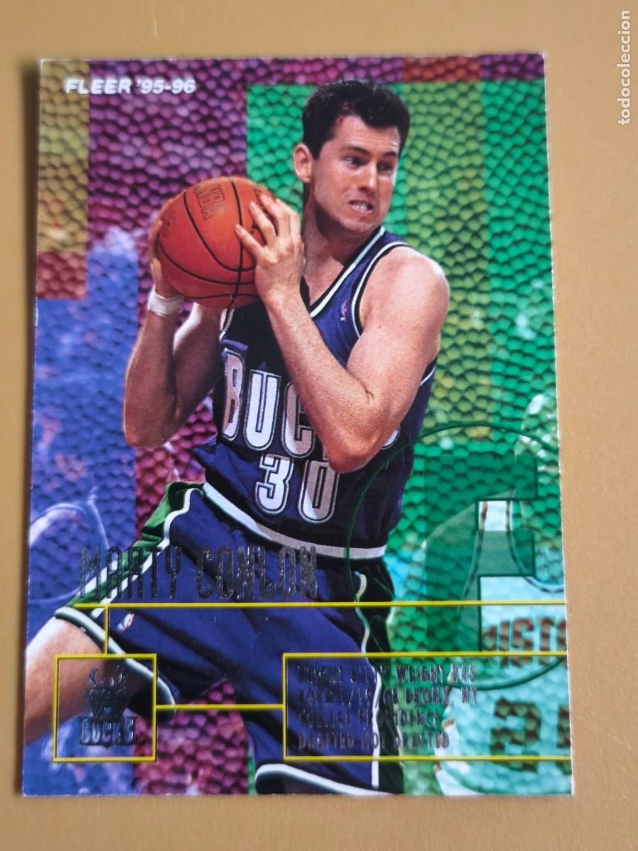 Coleccionismo deportivo: fleer 95 96, marty conlon