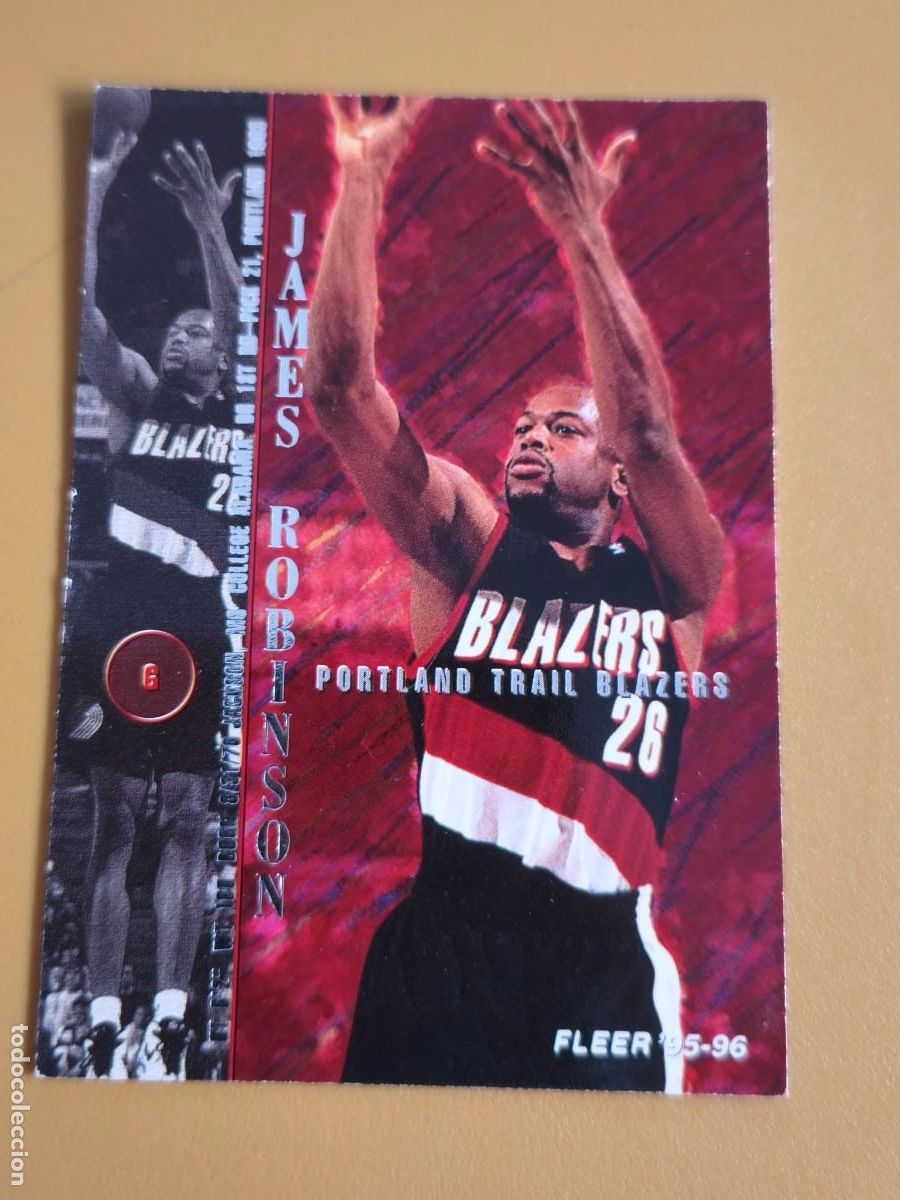 Coleccionismo deportivo: fleer 95 96, james robinson