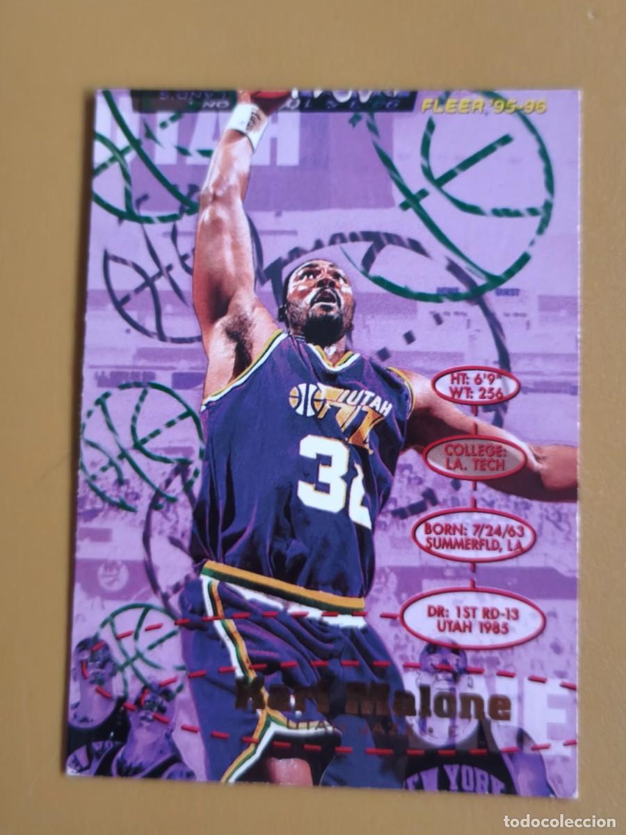 Coleccionismo deportivo: fleer 95 96, karl malone