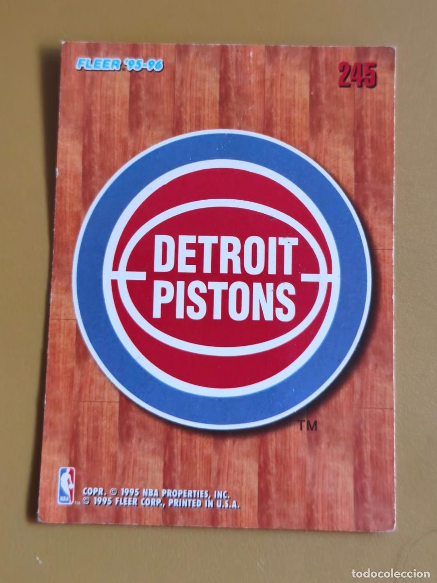 Coleccionismo deportivo: fleer 95 96, detroit pistons