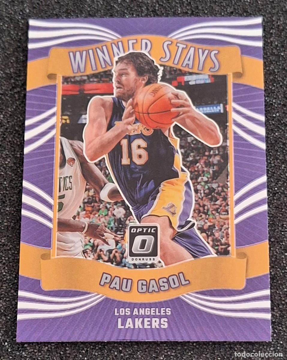 Coleccionismo deportivo: Pau Gasol Los Angeles Lakers Panini Donruss Optic Basketball 2023-24 Winner Stays
