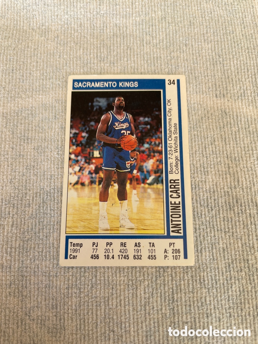 Coleccionismo deportivo: ORLANDO WOOLRIDGE 51 y ANTONIE CARR 34 PANINI BASKET 1991/92 NBA cromo doble
