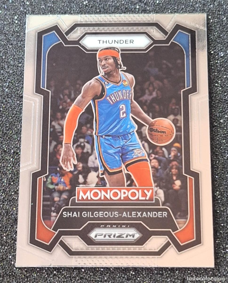 Coleccionismo deportivo: Shai Gilgeous-Alexander Oklahoma City Thunder Panini Prizm Basketball Monopoly #61