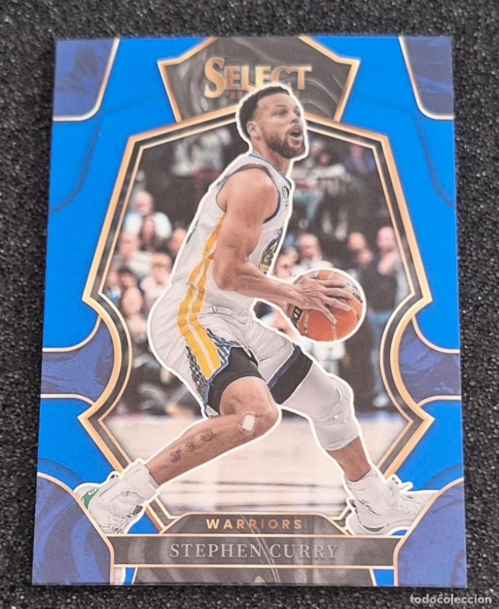 Coleccionismo deportivo: Stephen Curry Golden State Warriors Panini Select Basketball 2022-23 Blue Premier Level #127