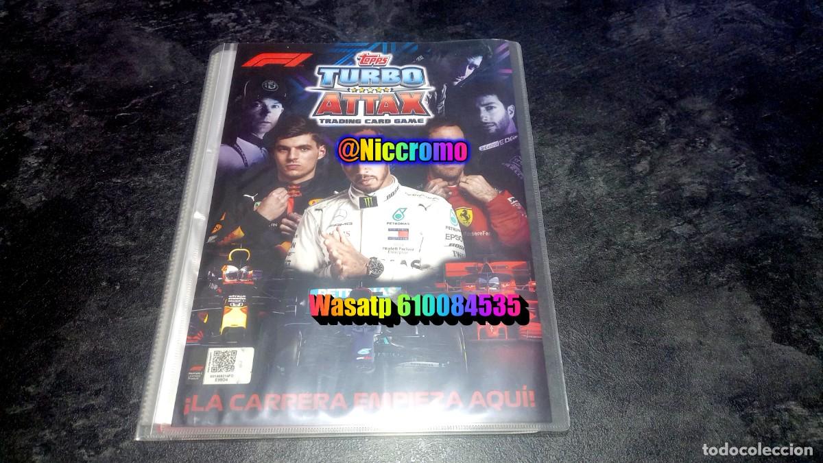 Coleccionismo deportivo: album completo turbo attax 181 tarjetas + 2 limitadas hamilton leclerc topps 2020 niccromo