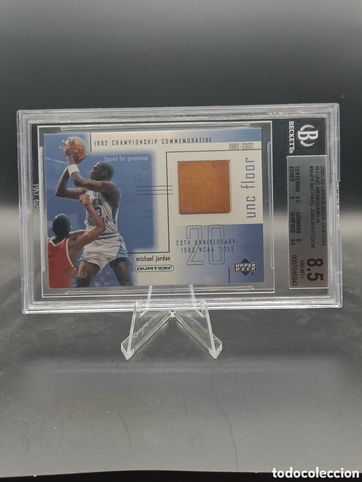 Coleccionismo deportivo: 2001 Upper Deck Michael Jordan Floor #MJF5