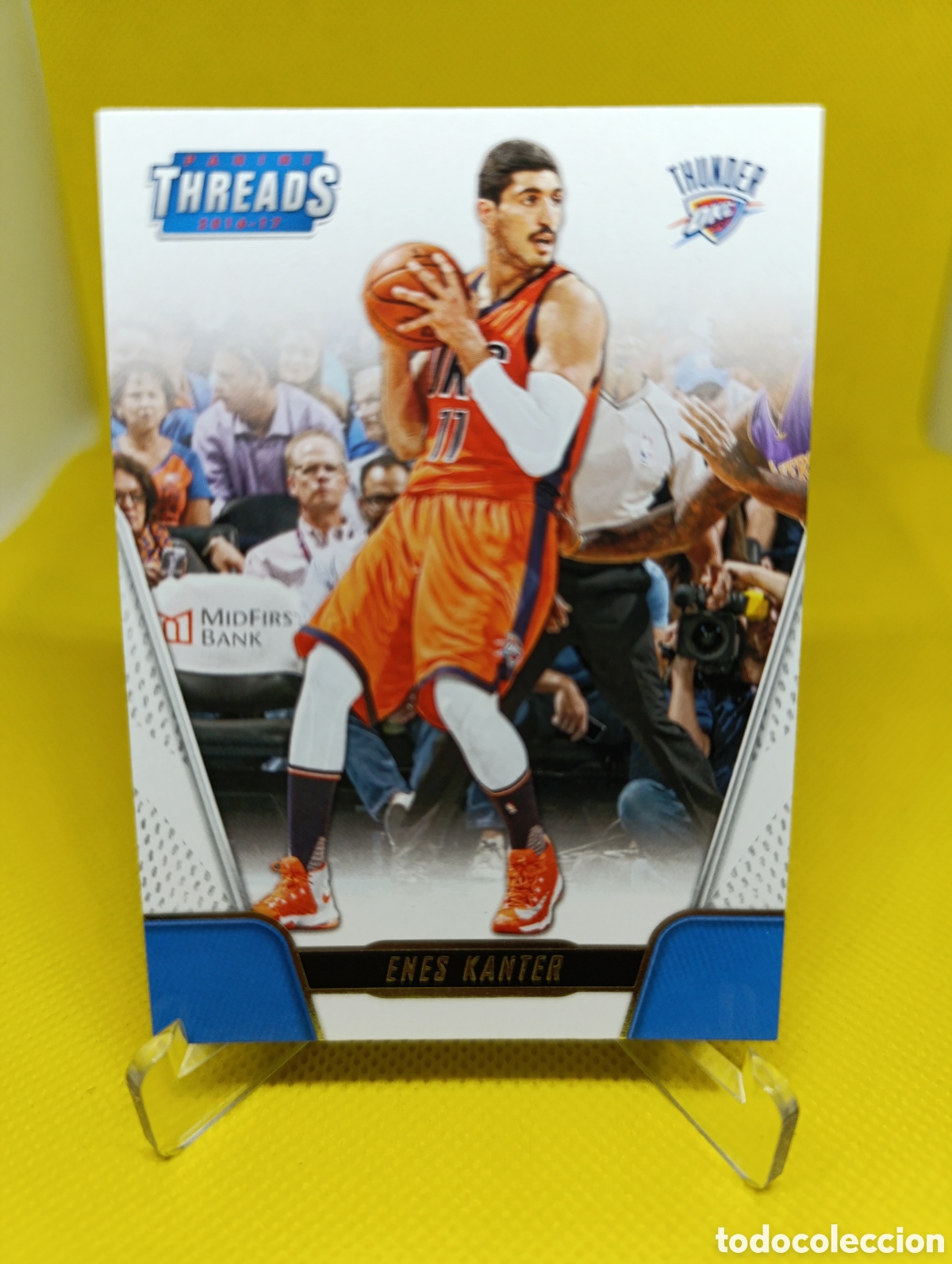 Coleccionismo deportivo: Enes Kanter 33 NBA Panini Threads 2016-17 Oklahoma City Thunder