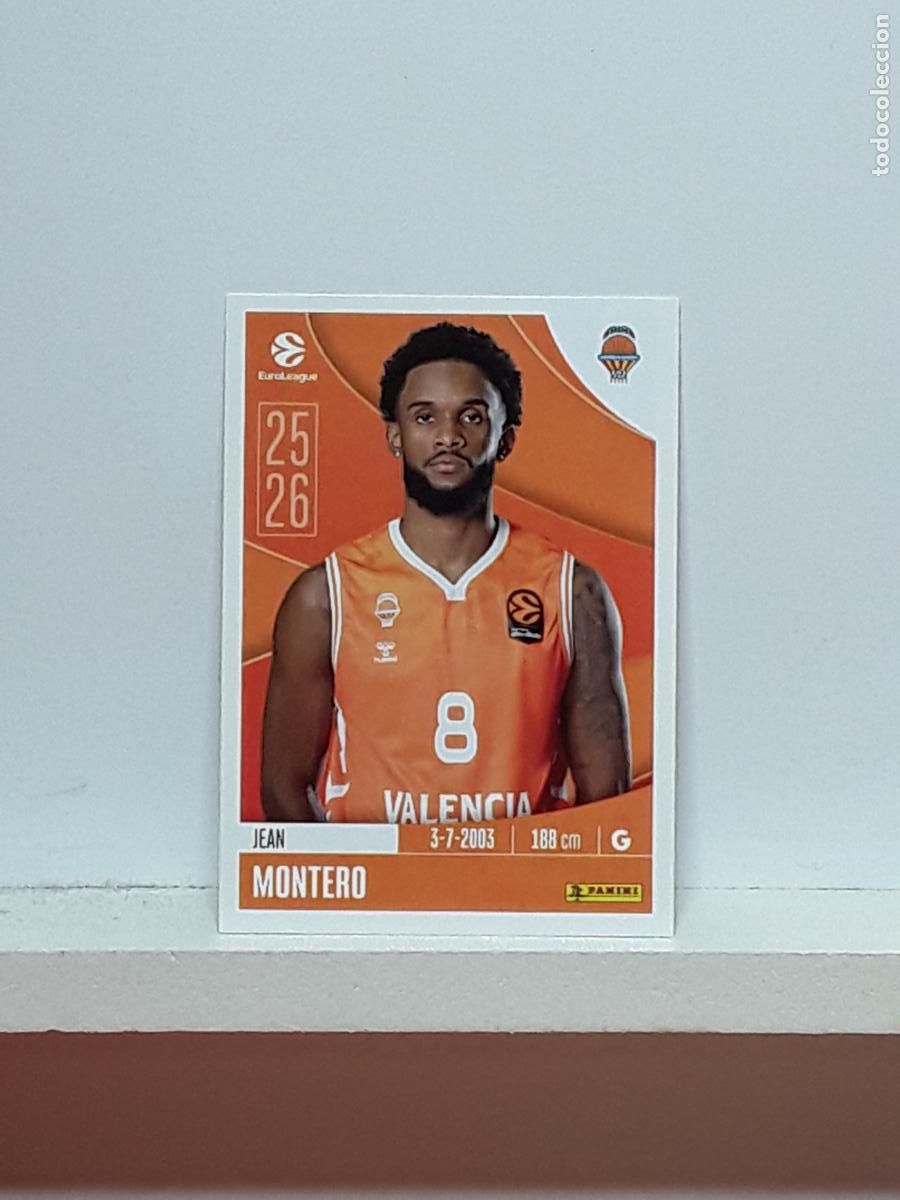 Collezionismo sportivo: EUROLIGA 2025 2026 EUROLEAGUE 25 26 CROMO PANINI BALONCESTO N 339 VALENCIA JEAN MONTERO