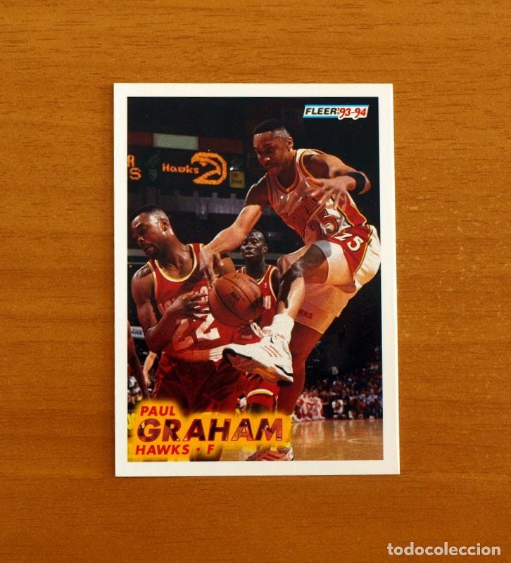 Coleccionismo deportivo: Hawks Atlanta - N&ordm; 4 Paul Graham - NBA-B&aacute;sket-Baloncesto - Card Fleer 93-94-1993-1994