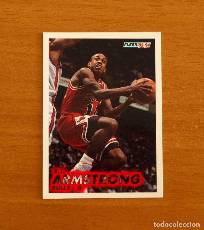 Coleccionismo deportivo: Bulls-G - N&ordm; 25 B. J. Armstrong - NBA-B&aacute;sket-Baloncesto - Card Fleer 93-94-1993-1994