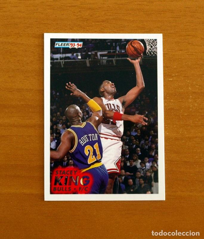 Coleccionismo deportivo: Bulls-F-C - N&ordm; 29 Stacey King - NBA-B&aacute;sket-Baloncesto - Card Fleer 93-94-1993-1994